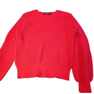 Lauren Ralph Lauren  Red Crew Neck Sweater Size L